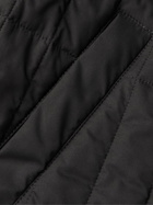 Dunhill - Compendium Twill-Trimmed Quilted Shell Jacket - Black