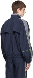 PALMER Navy Nylon Jacket