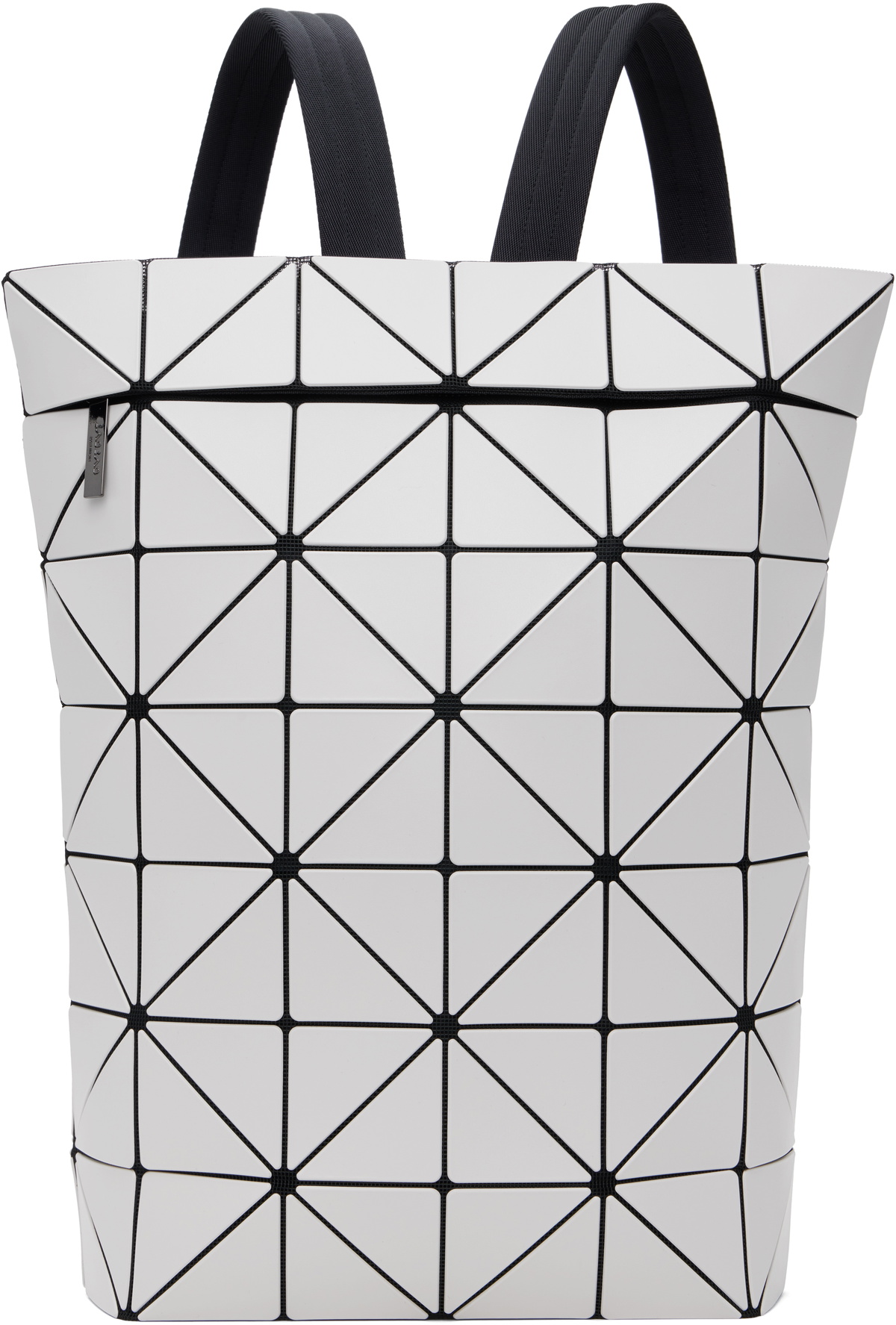 BAO BAO ISSEY MIYAKE Gray Blocky Backpack