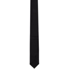 Jil Sander Black Wool Tie