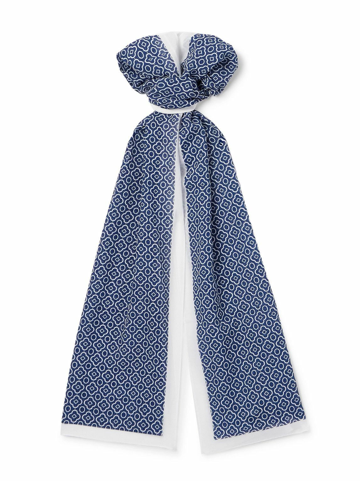 Anderson & Sheppard - Printed Cotton-Voile Scarf
