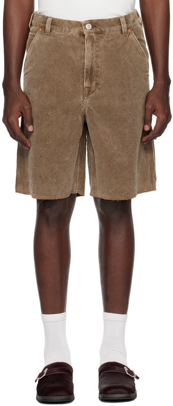 Photo: OUR LEGACY Brown Joiner Shorts