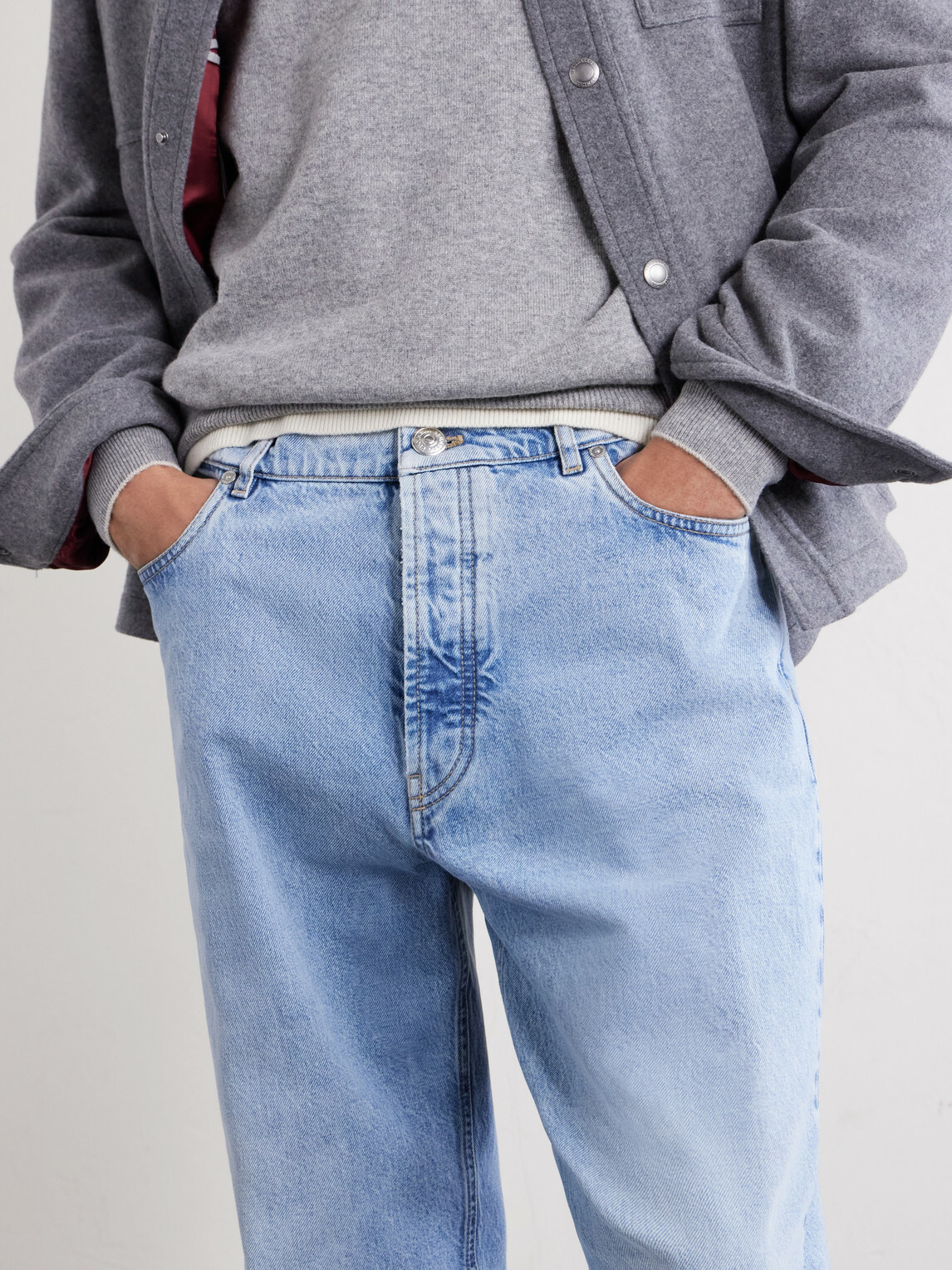 Brunello Cucinelli - Straight-Leg Jeans - Blue Brunello Cucinelli
