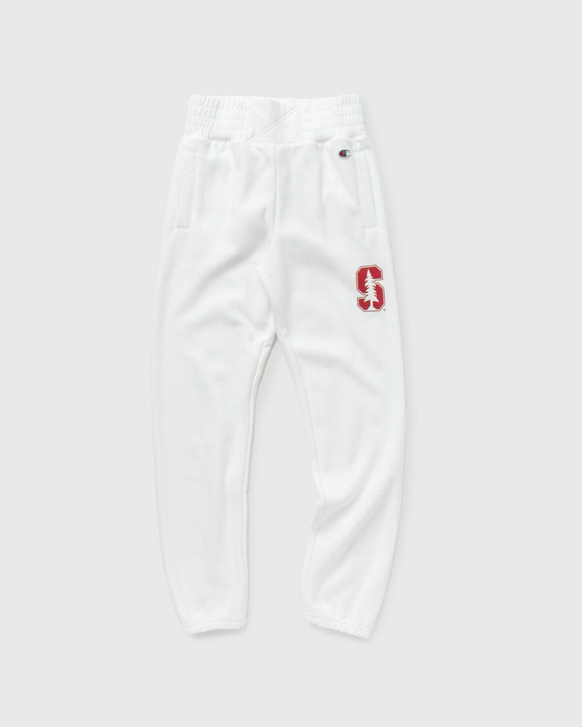 Champion Wmns College Elastic Cuff Pants White - Womens - Sweatpants  Champion