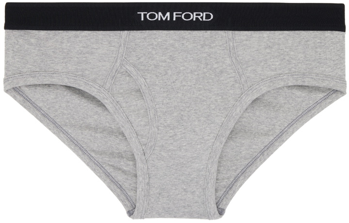 Photo: TOM FORD Gray Classic Fit Briefs