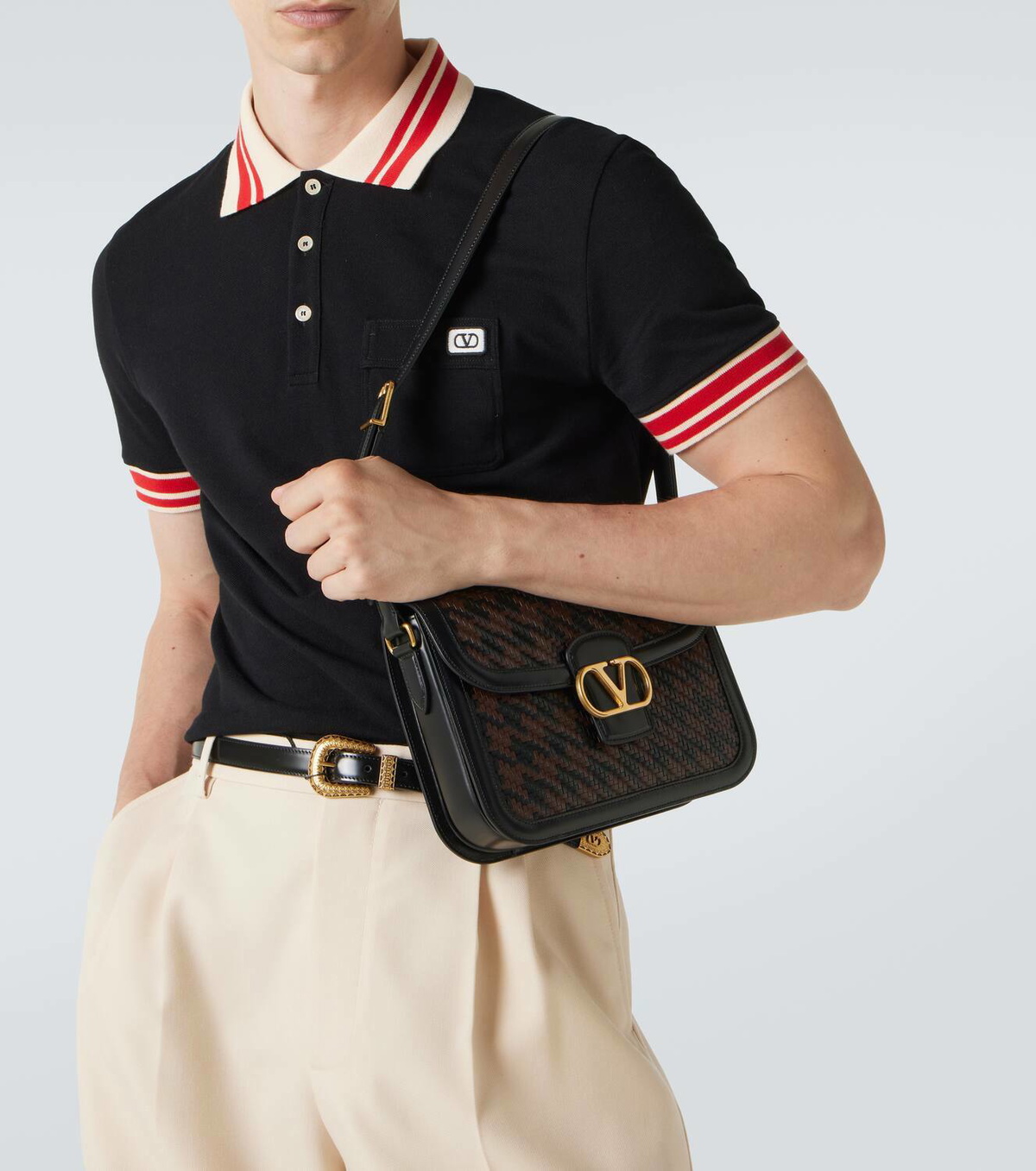 Valentino Garavani 9TO5 leather shoulder bag