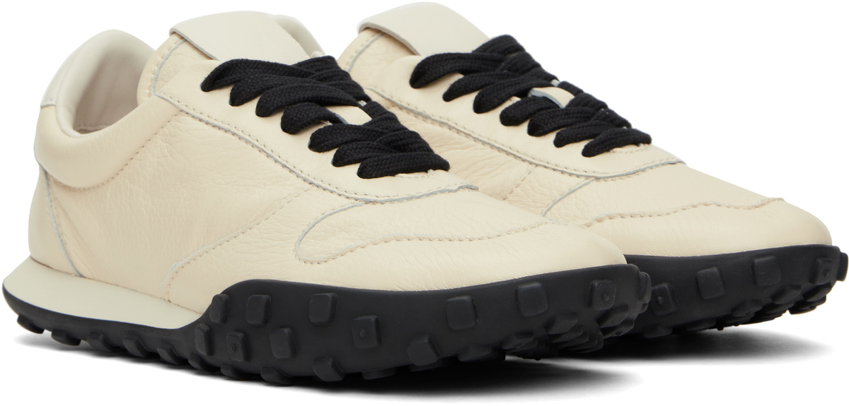 Jil Sander Off-White Low Top Sneakers