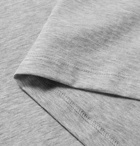 HANDVAERK - Mélange Pima Cotton-Jersey T-Shirt - Gray