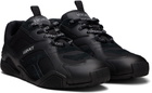 Versace Black Galaxia Leather Sneakers