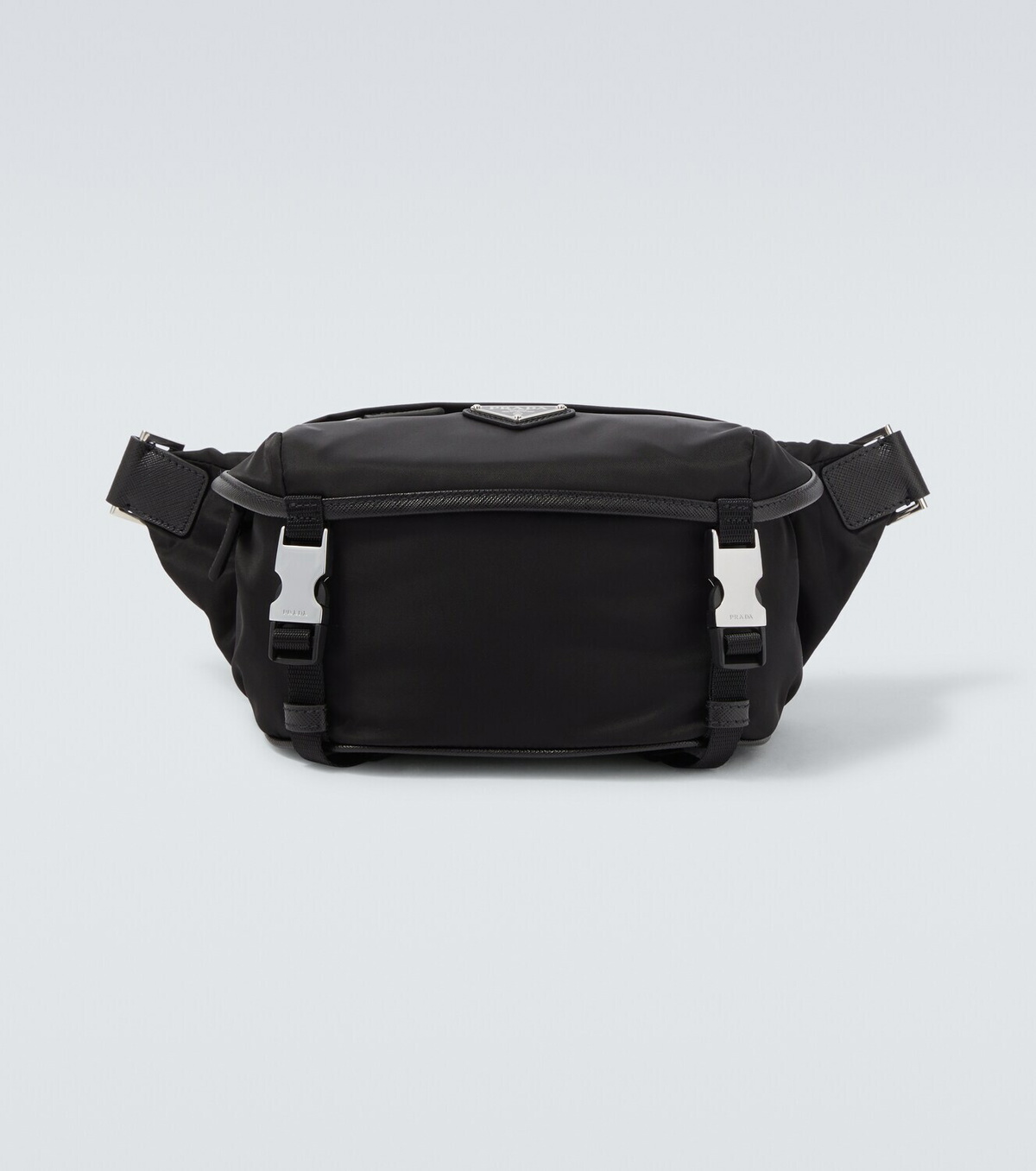 Prada Re-Nylon leather-trimmed belt bag