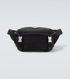 Prada Re-Nylon leather-trimmed belt bag