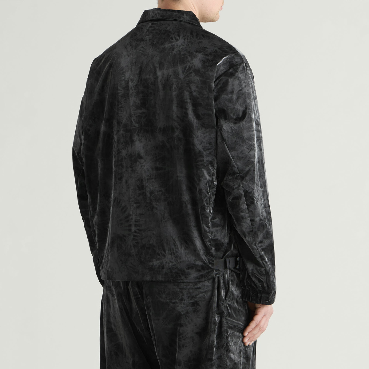 Y-3 Men's Marble Nylon Shirt Jacket in Black