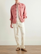 Sid Mashburn - Pigment-Dyed Cotton-Canvas Overshirt - Pink