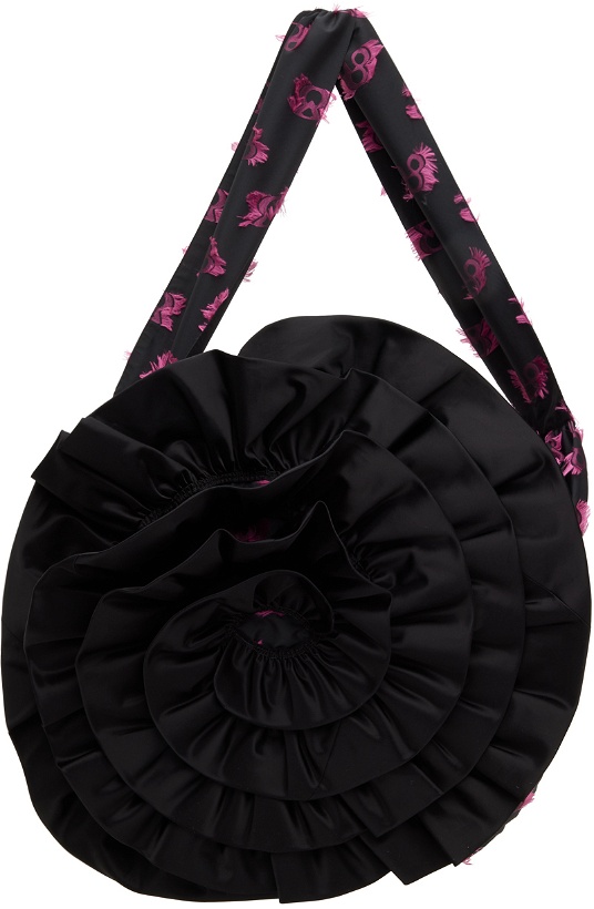 Photo: Chopova Lowena SSENSE Exclusive Black Rose Bag