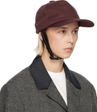 Maison Margiela Burgundy Riding Cap