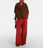 Max Mara Corvino teddy cape