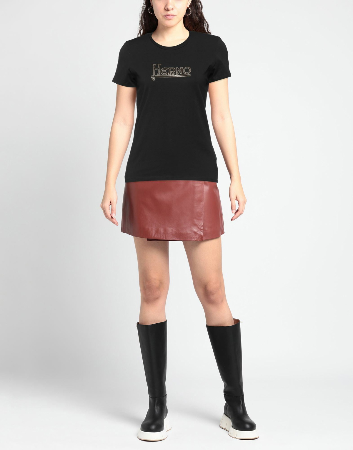 Herno Womens T-shirt in Black