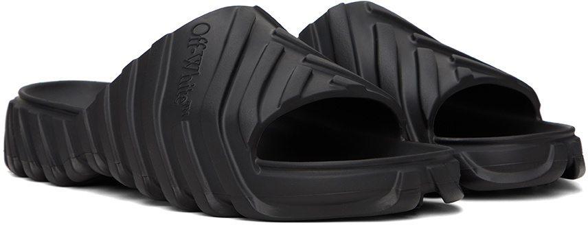 Off-White Black Exploration Sandals