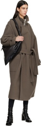LEMAIRE Black Small Scarf Extended Handle Bag
