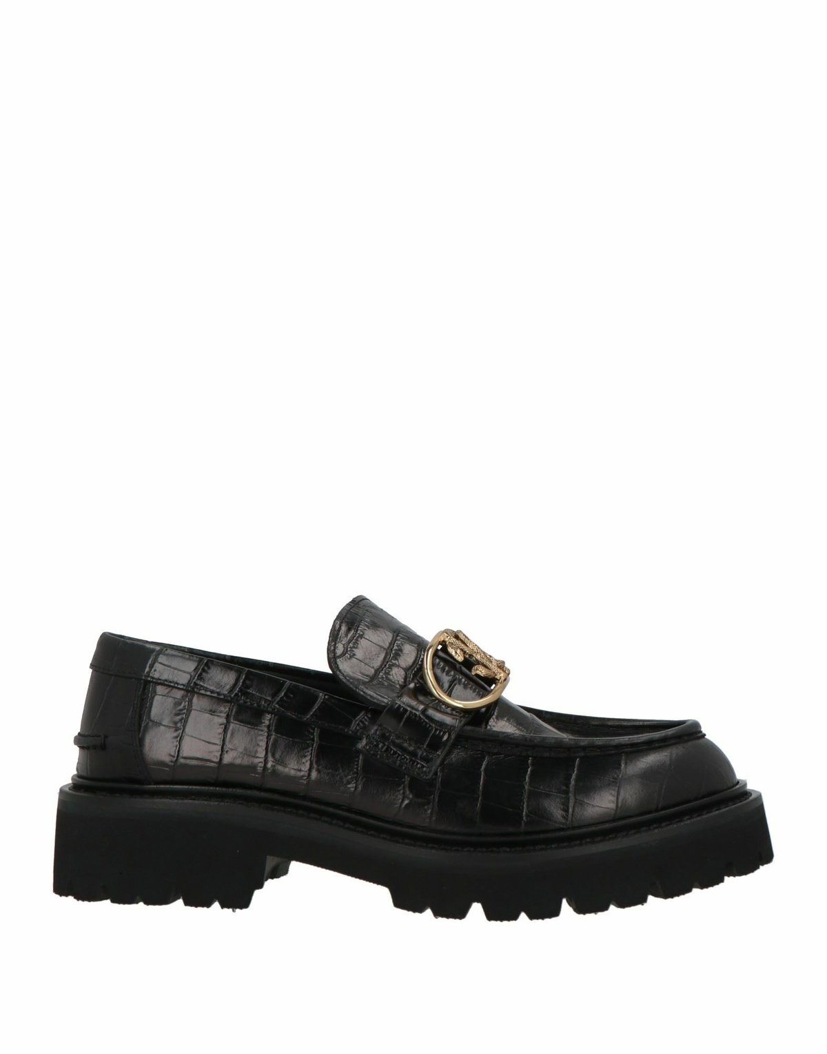 Roberto Cavalli Womens Loafers in Black