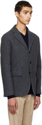 ASPESI Gray Kuki Blazer