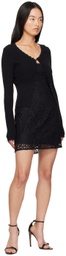 Mirror Palais Black Drawstring Cardigan