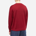 Kenzo Men's Tiger K Logo Crew Knit in Bordeaux