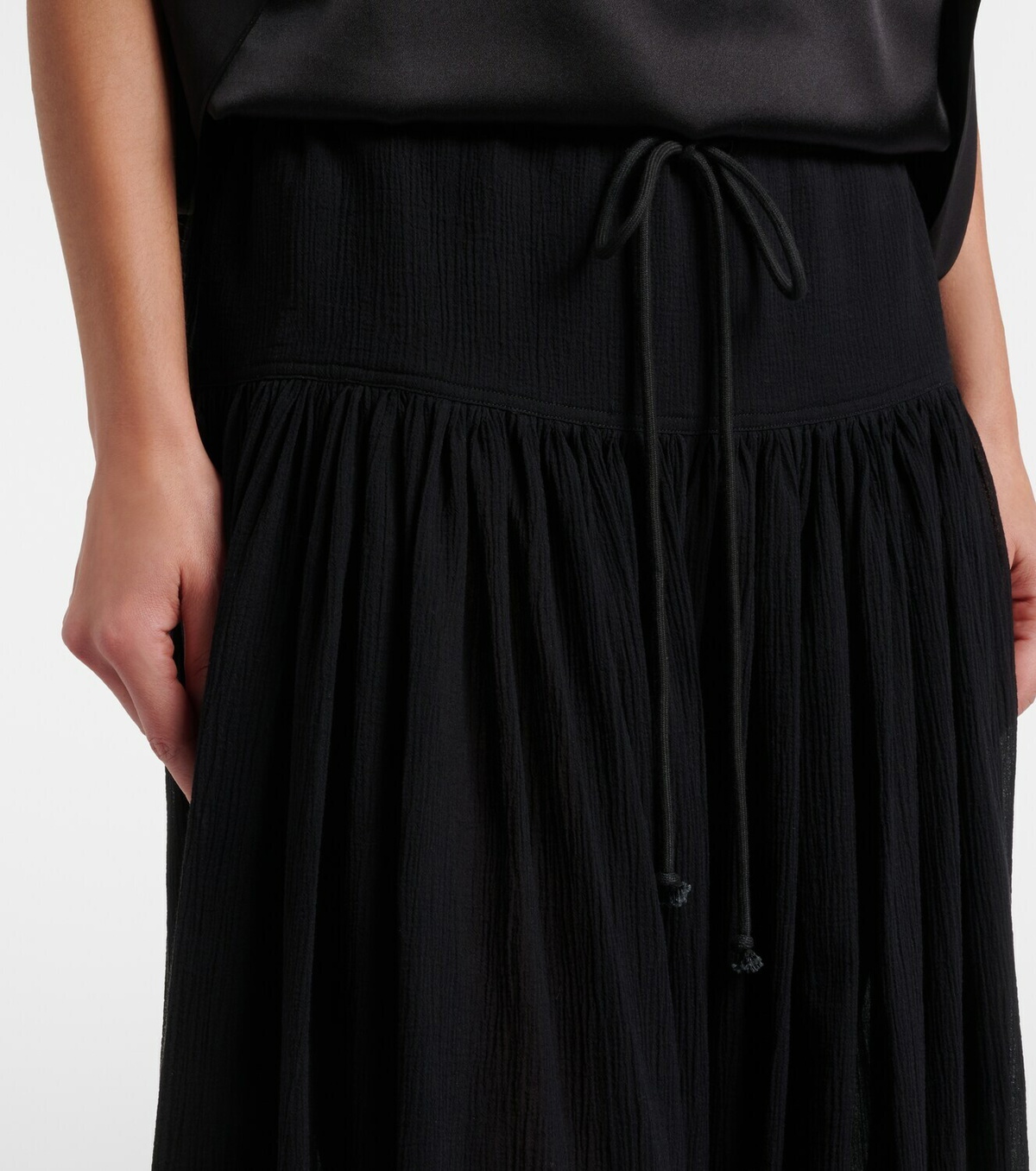 The Row Cotton muslin maxi skirt