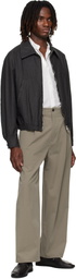 YOKE Black Coating Cotton Drizzler Jacket
