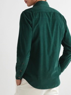 Incotex - Slim-Fit Cotton-Corduroy Shirt - Green