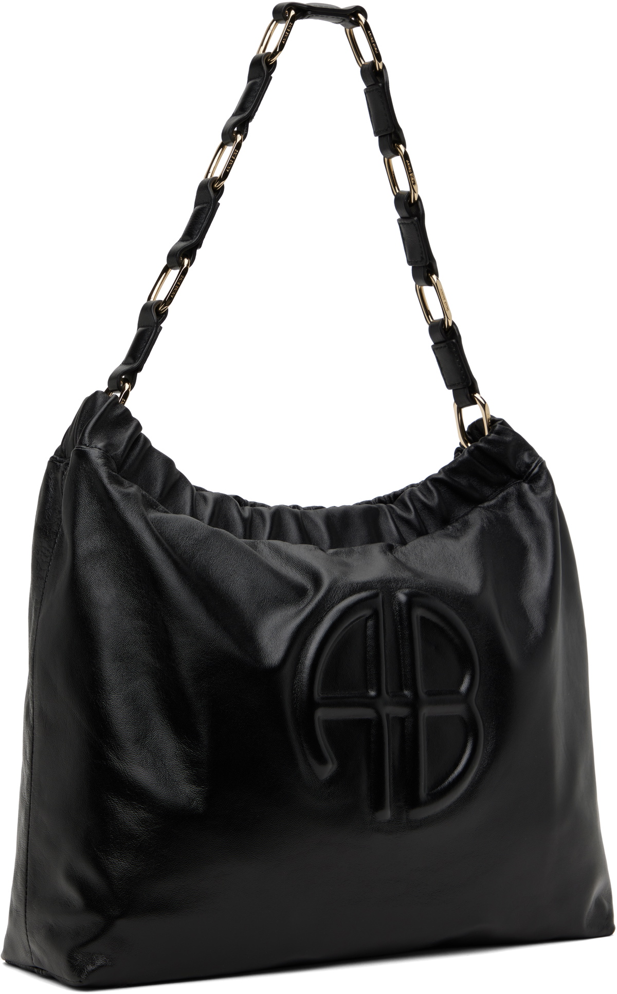 ANINE BING Black Kate Shoulder Bag