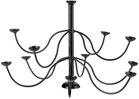 Gohar Black Egg Chandelier Centerpiece