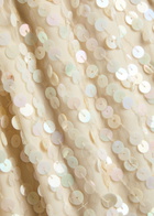 Loveshackfancy Calise Sequin-embellished Tulle Mini Dress White