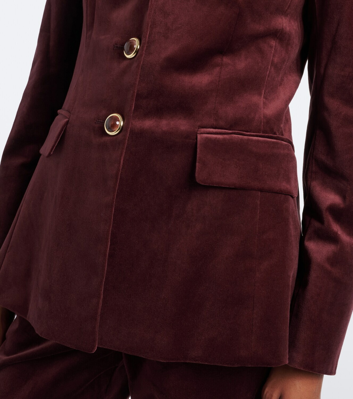 Veronica Beard Raelynn cotton-blend velvet blazer