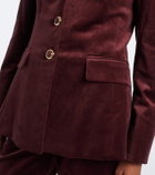 Veronica Beard Raelynn cotton-blend velvet blazer