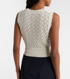 Vivienne Westwood Ella cropped cotton sweater vest