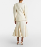 Gabriela Hearst Patterson silk and wool midi skirt