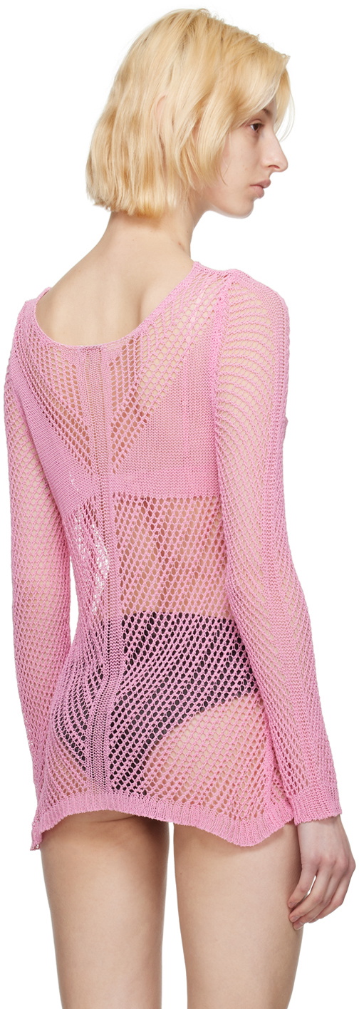 Guess Jeans U.S.A. Pink Scoop Neck Sweater