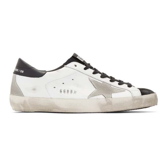 Photo: Golden Goose White and Black Superstar Sneakers