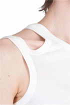 Laneus Topwear In White Cotton