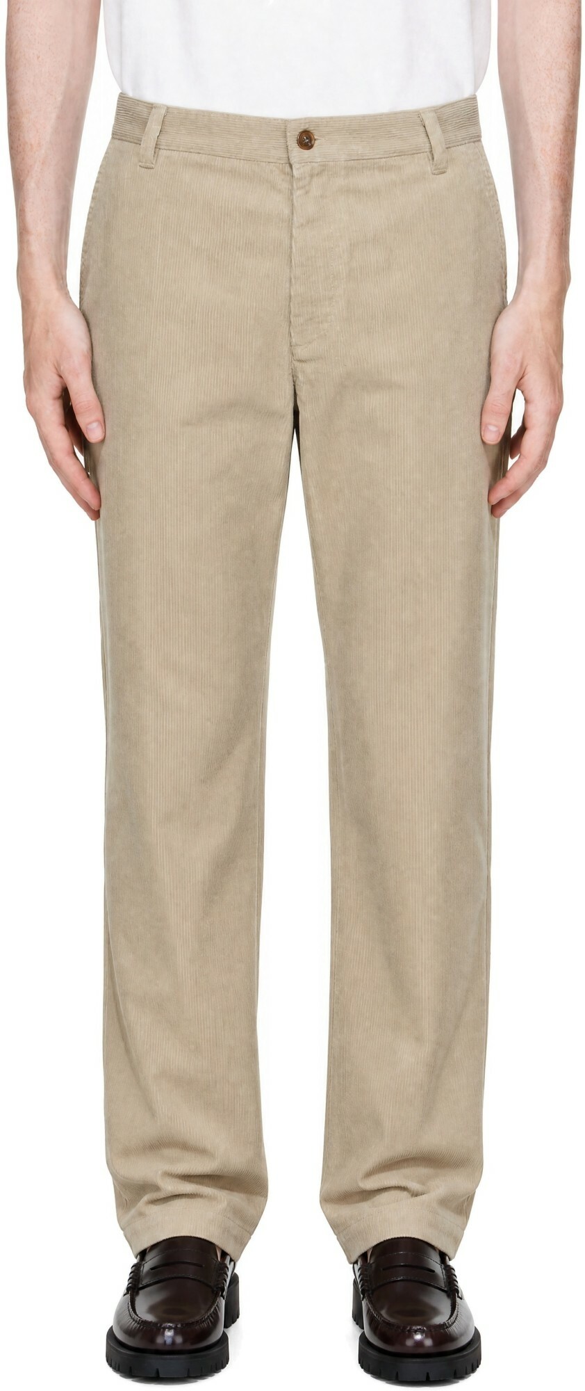 A.P.C. Beige Lawrence Trousers