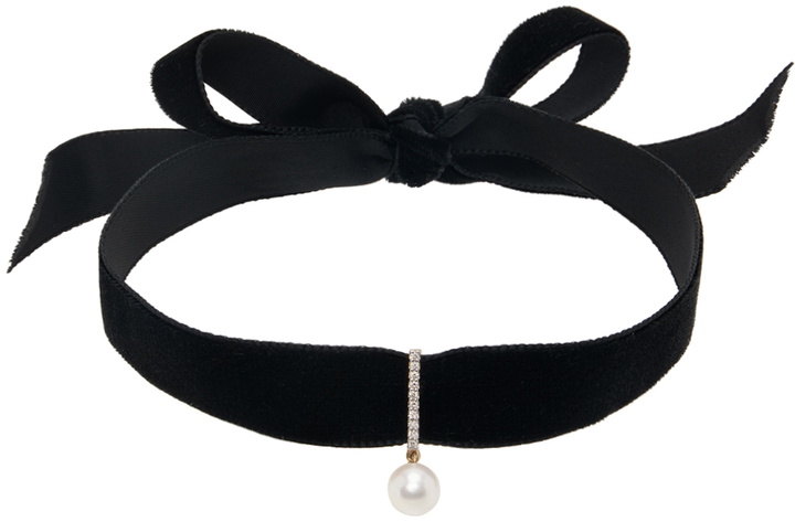 Photo: Mateo Black Velvet Pearl Choker