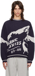 Carne Bollente Navy 'S'Kiss Champions' Sweater