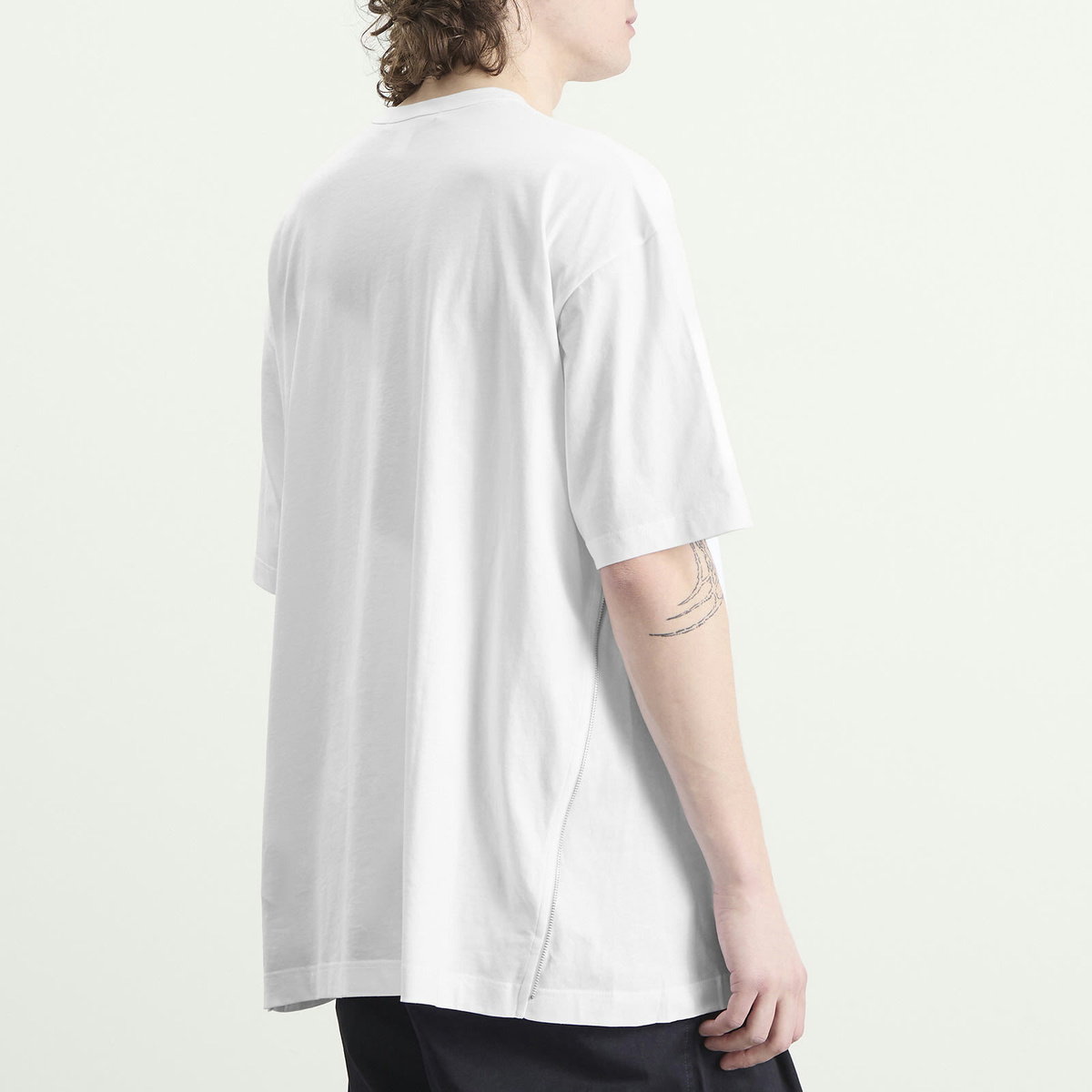 Comme des Garçons SHIRT Men's Oversized Cotton Jersey in White