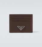 Prada Logo leather card holder