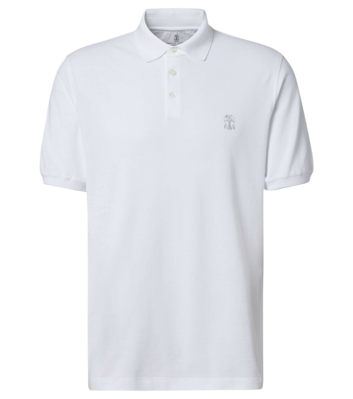 Brunello Cucinelli Beige Cotton Polo Shirt main image 1