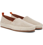 Mulo - Suede Espadrilles - Beige