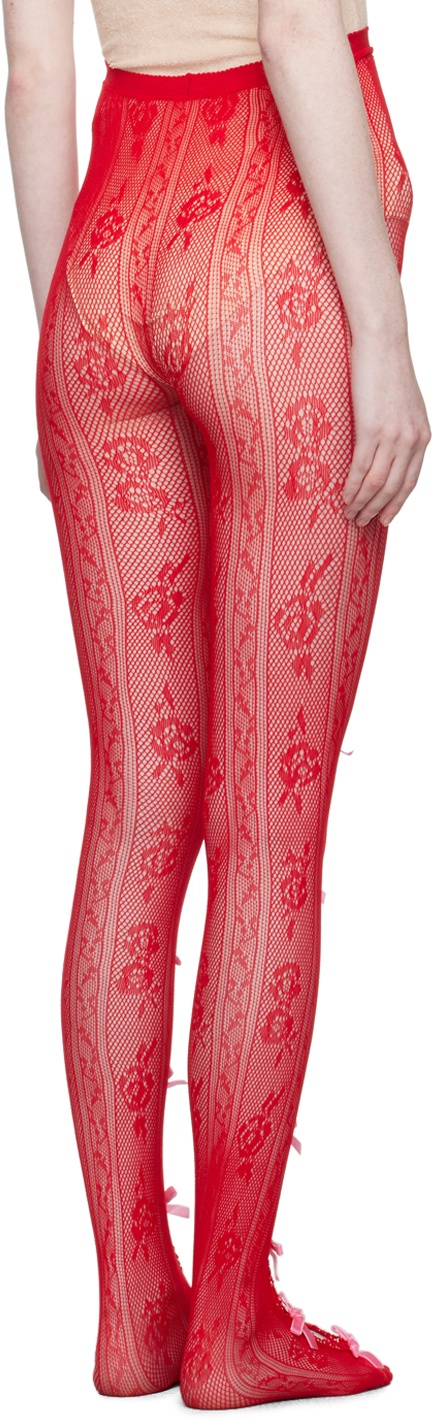Legging tights in stretch lace, Saint Laurent
