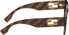 Fendi Brown Baguette Sunglasses