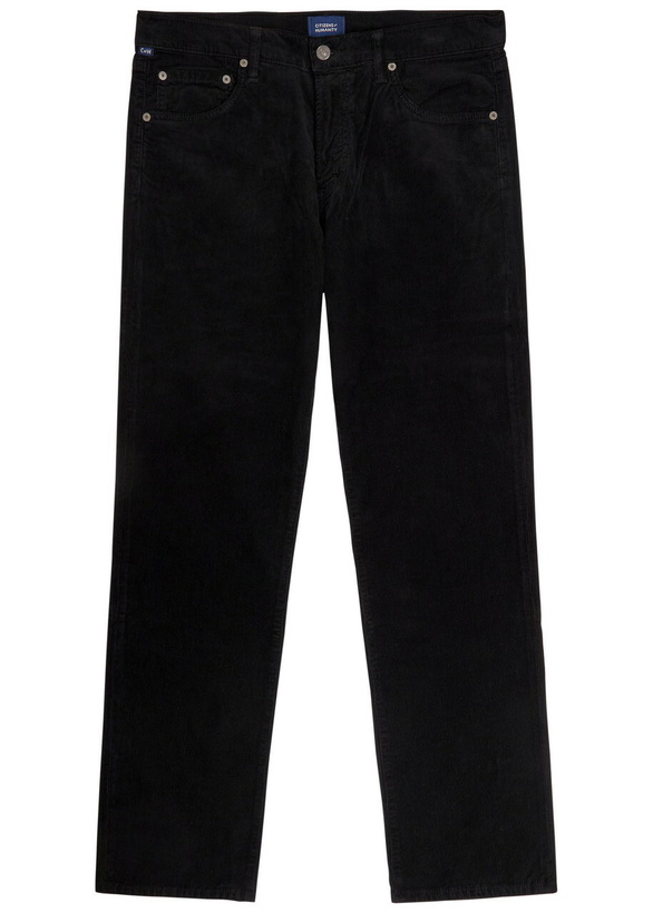 Photo: Citizens OF Humanity Elijah Straight-leg Corduroy Jeans Black